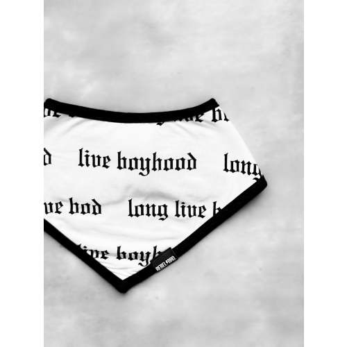 Bamboo Bandana Bib in Long Live Boyhood