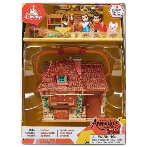 Disney Animators' Collection Littles Belle Cottage Play Set New with Box