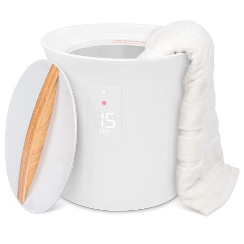 Live Fine Bathroom Towel Warmer, Small Blanket & Towel Heater - White