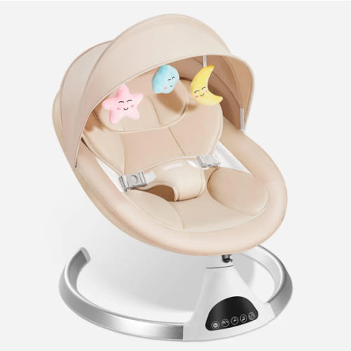 HARPPA Weddell Electric Baby Swing & Bouncer | Portable Infant Swing Chair with Remote Control – Automatic Rocker, Foldable Newborn Cradle, Indoor & Outdoor Use