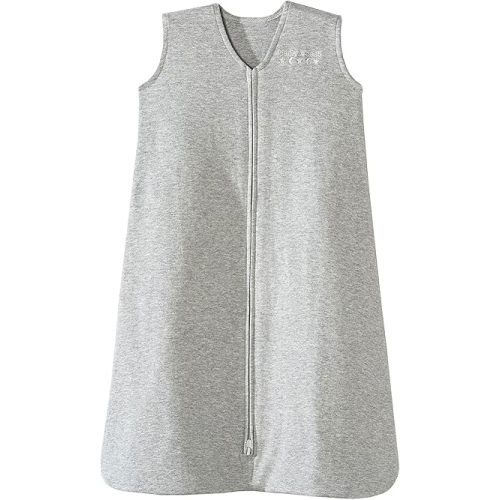 HALO SleepSack Cotton Wearable Blanket, Heather Gray, Medium