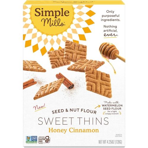 Simple Mills Honey Cinnamon Seed & Nut Flour Sweet Thins