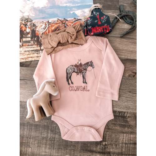 Cowgal bodysuit - Blush