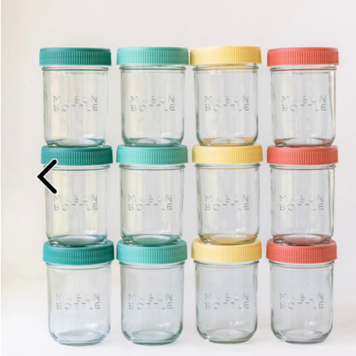 Breastmilk Storage Jar Set – Mason Bottle