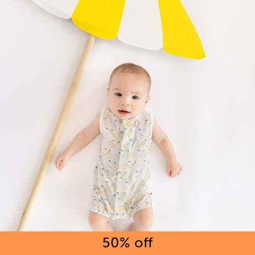 life cycle modal magnetic sleeveless romper