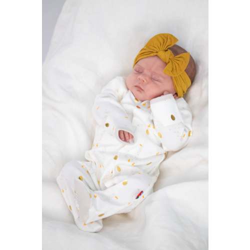 Mummy Goose Organic Magnetic Footie (Baby Girl) 6-9 Months