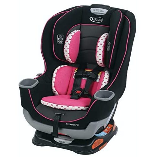 Graco Extend2Fit Convertible Car Seat, Ride Rear Facing Longer with Extend2Fit, Kenzie