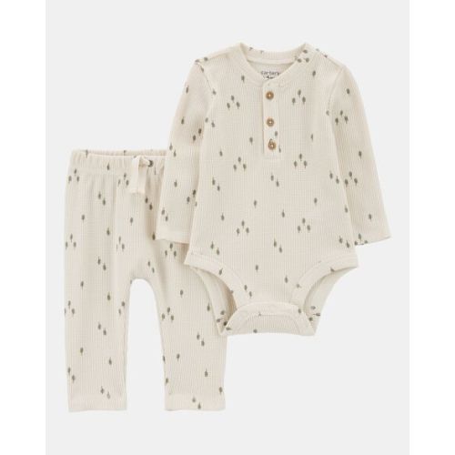 Baby 2-Piece Tree Print Thermal Bodysuit Pant Set - Carter's | Carter's