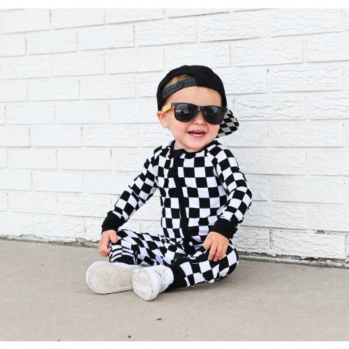 OREO CHECKERS DREAM ROMPER – Worn Wild