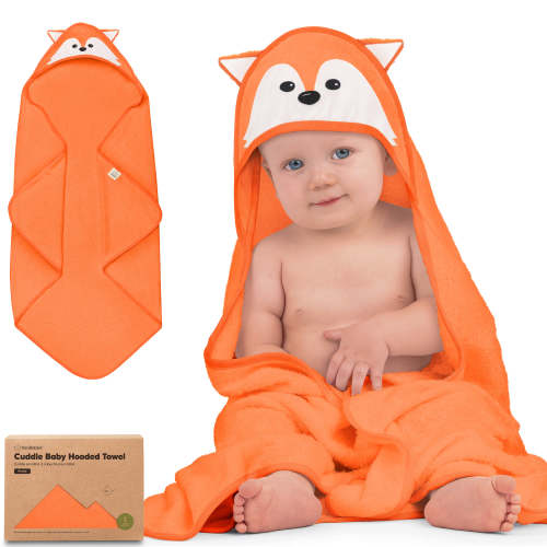 Cuddle Baby Hooded Towel (Fox, Petite)