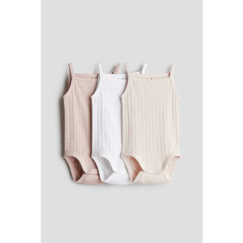 3-PACK SLEEVELESS BODYSUITS
