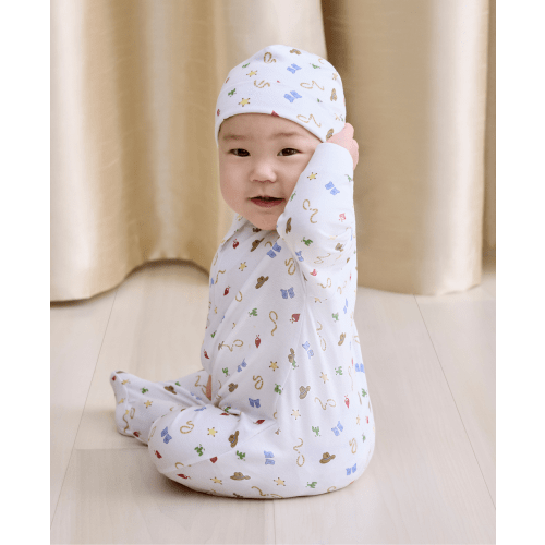 Western Cowboy Zip Footie