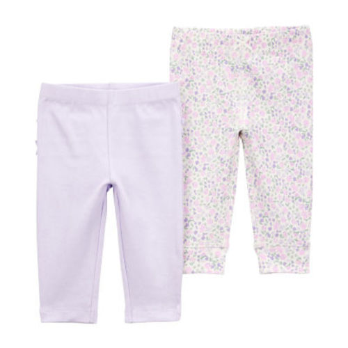 Carter's Baby Girls Straight Regular Fit Pull-On Pant