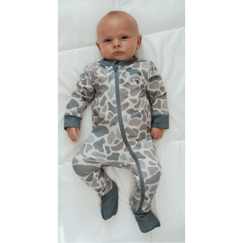 Baby Zip Up - Classic Deer Camo – BURLEBO