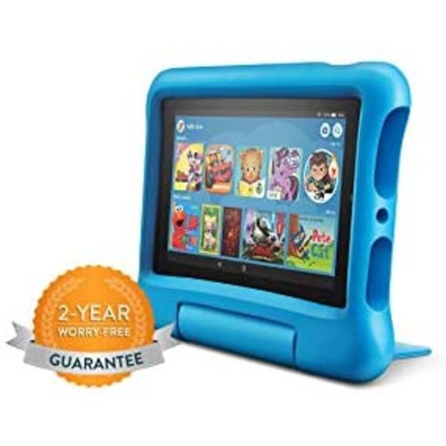 Fire 7 Kids tablet, 7" Display, ages 3-7, 16 GB, Pink Kid-Proof Case