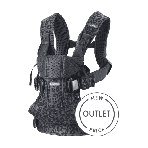 Baby Carrier One Air: Anthracite/Leopard - 3D Mesh
