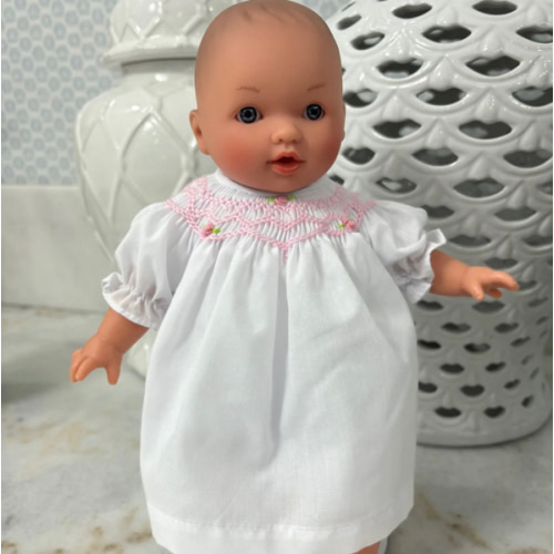 Rosalina White Dress 10" Abbey Doll (Doll, Dress, and Embroidery)