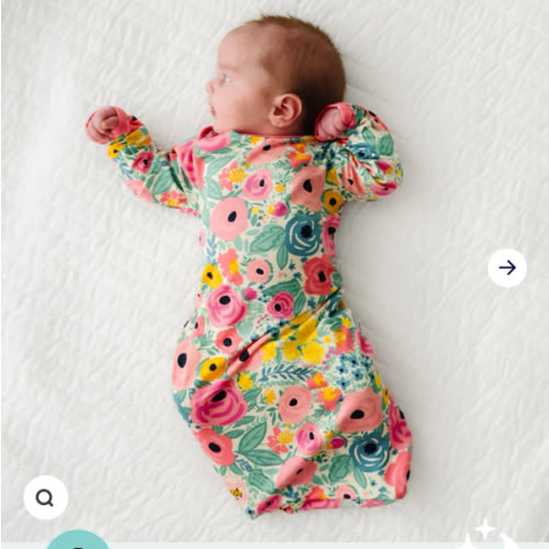 Secret Garden Infant Gown - Little Sleepies