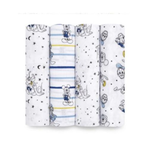 Mickey Stargazer Swaddle Blankets, Pack of 4