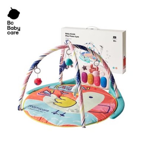 Bc Babycare Baby Gym Play Mat, Tummy Time Musical Activity Mat, Non Slip Play Mat, Newborn Baby Essentials, KaKa Duck