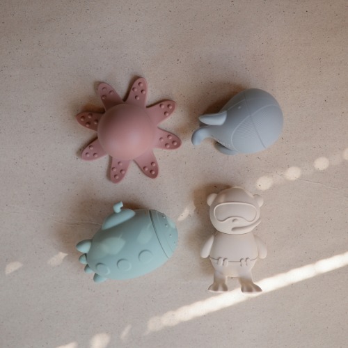 Mushie Bath Play Set - Sealife | Scandiborn