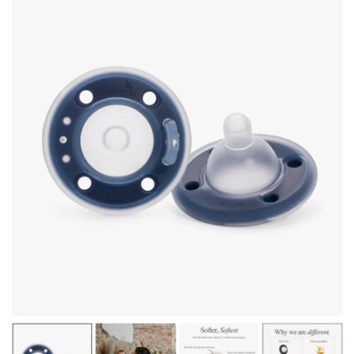 Ninni Pacifier Blueberry 2 Pack