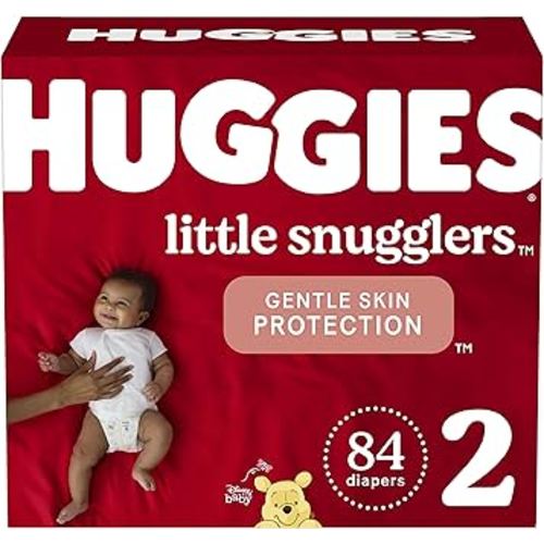 Huggies Little Snugglers Diapers, Size 2