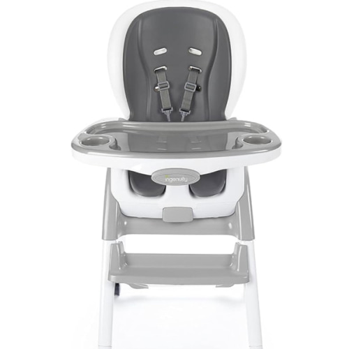 Ingenuity SmartClean Trio Elite 3-in-1 Convertible Baby High Chair, Toddler Chair, and Dining Booster Seat-Slate
