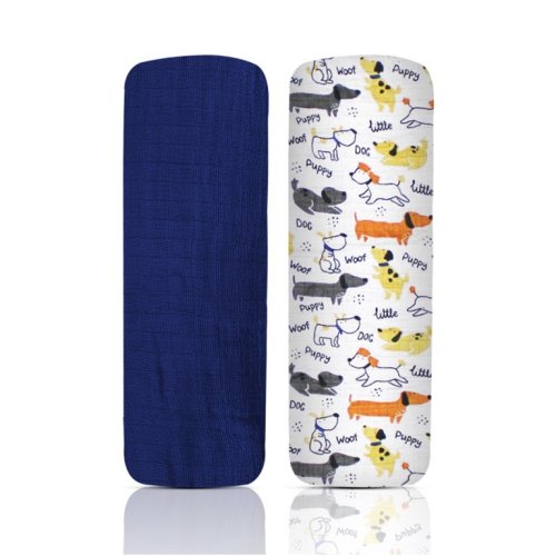 MODERN BABY Muslin Swaddle Blankets, 2 Pack Newborn