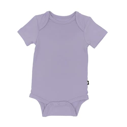 KYTE BABY Short Sleeve Unisex Baby Bodysuits, Rayon Made From Bamboo Material