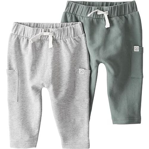 little planet by carter's Baby 2-Pack Pants Made with Organic Cotton