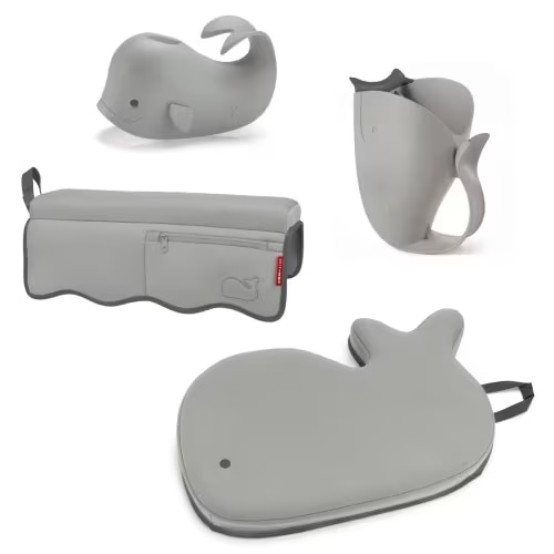 Skip Hop Moby Baby Bath Set with Four Bathtime Essentials - 4 piece