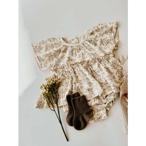 Montse Gauze Dress Romper – Three Peas