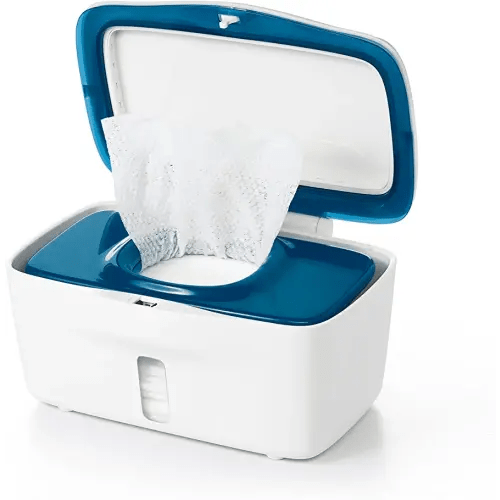 OXO Tot Perfect Pull Wipes Dispenser, Navy, 1 Count (Pack of 1)
