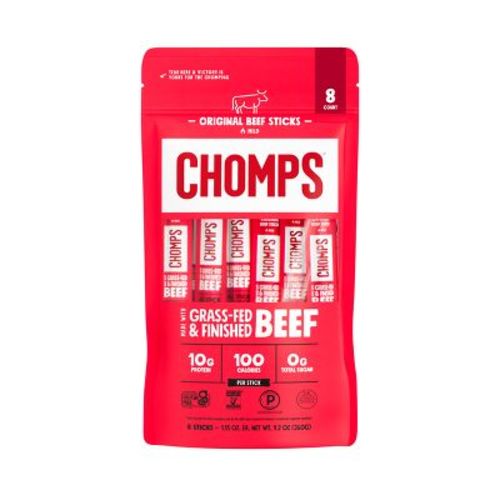 Chomps Snack Sticks Original Beef Meat Sticks - 9.2oz/8ct