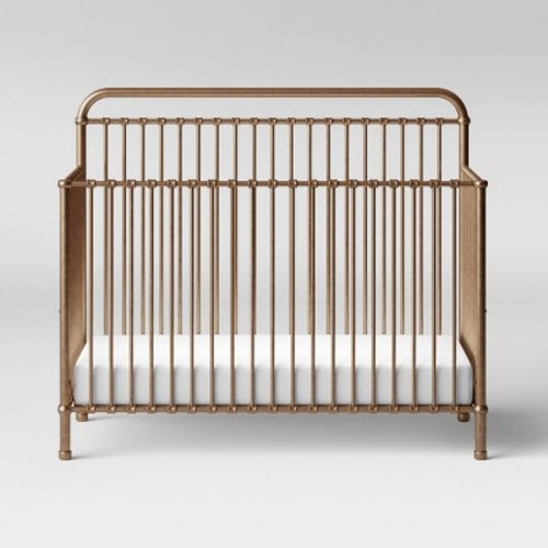 Namesake Winston 4-in-1 Convertible Crib, Color: Vintage Gold