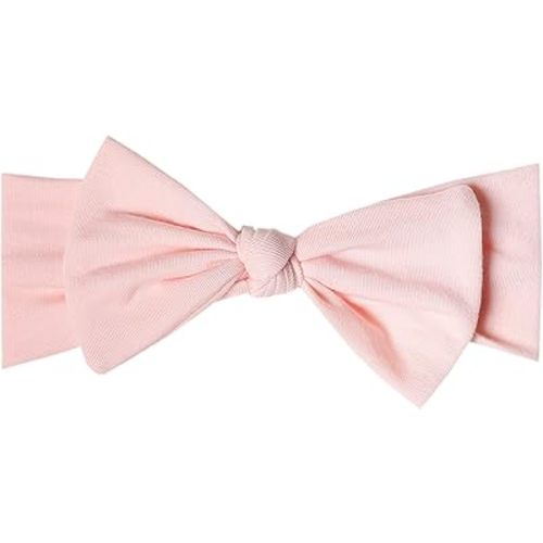 Copper Pearl Baby Bows: Stylish Headbands for Baby Girls, Premium Soft and Stretchy Baby Headbands, Perfect for Newborns, Trendy Designs - Blush