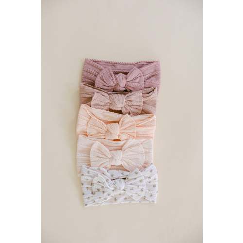 5-Piece Baby Girl Bow Headband Lot – Bella Berry Designs