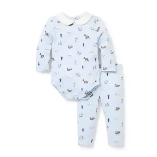 Baby Space Blue Woodland Friends Baby Woodland Friends Matching Set by Janie and Jack