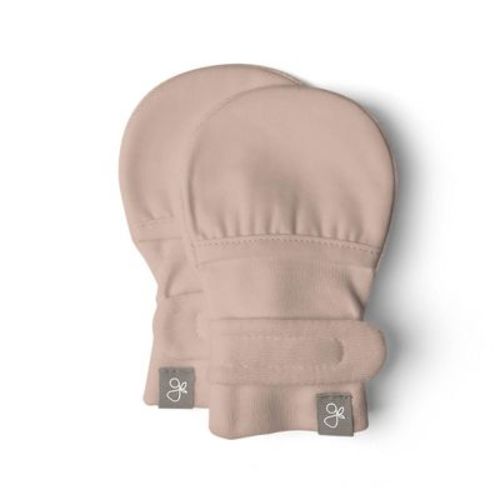 Goumi Viscose From Rayon + Organic Cotton Stay-on Mitts - 0-3m - Rose : Target