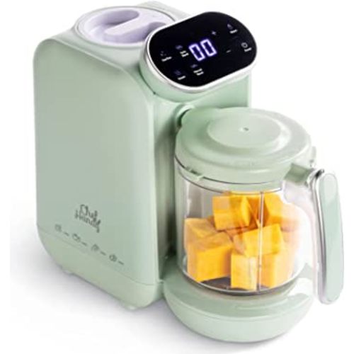 Baby Food Maker, 5 in 1 Baby Food Processor, Smart Control Multifunctional Steamer Grinder with Steam Pot, Auto Cooking & Grinding, Baby Food Warmer Mills Machine (green)