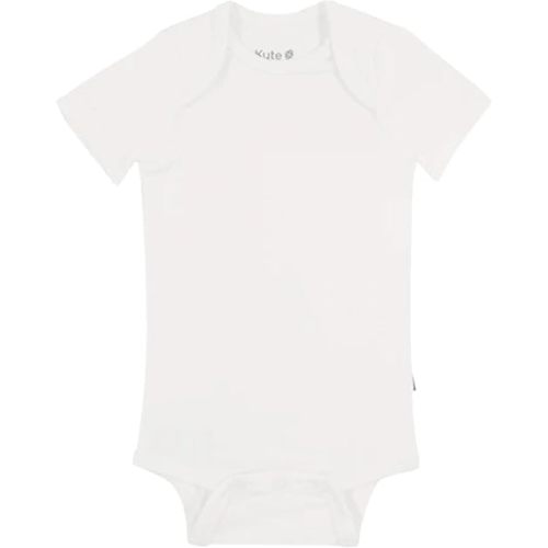 KYTE BABY Short Sleeve Unisex Baby Bodysuits, Rayon Made From Bamboo Material