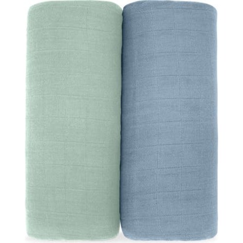 Muslin Swaddle Blanket, 2 Pack