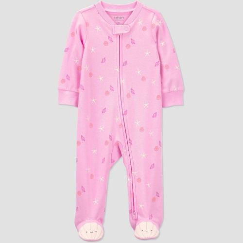 Carter's Just One You® Baby Girls' Seashell Sleep N' Play - Pink Newborn