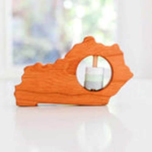 Kentucky State Wooden Baby Rattle™ by Bannor Toys