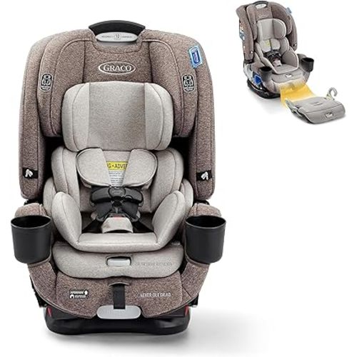 Graco 4Ever DLX Grad 5-in-1 Convertible Car Seat, Hancock - Versatile, Comfortable, and Safe for Babies through Preteens