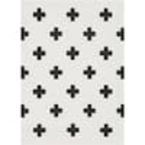 Livabliss Sulaiman Black/White 5 ft. x 7 ft. Area Rug S00151070236