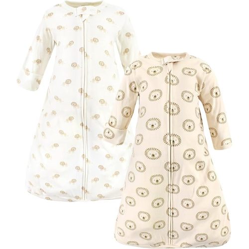 Hudson Baby Unisex Baby Cotton Long-Sleeve Wearable Sleeping Bag, Sack, Blanket 3-9M