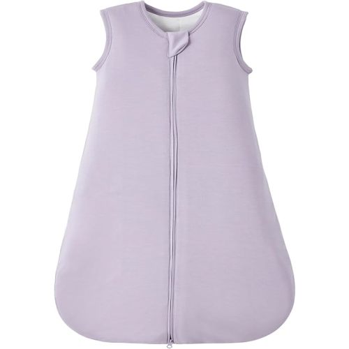 Duomiaomiao Buttery Soft Rayon Made from Bamboo Baby Sleep Sack 6-18 Months 1.0 TOG, Premium Baby Sleeping Bag 2-Way Zipper for Babies