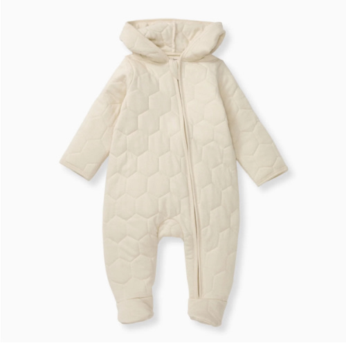 Organic Cotton Honeycomb Quilted Bunting – Burt's Bees Baby